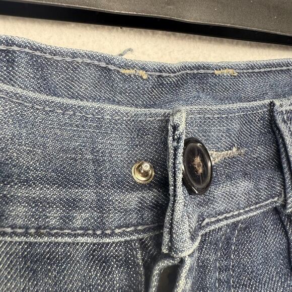 Diesel jeans Fits 32x32 Blue Roody Only The Brave Dark Wash Whisker Vintage y2k - Picture 4 of 16